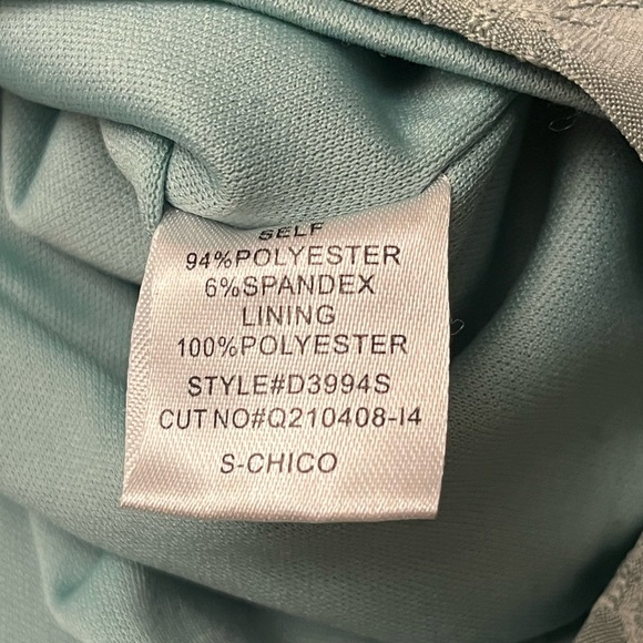 Blush Milk Maid Eyelet Mini Dress Mint Green - Picture 5 of 7